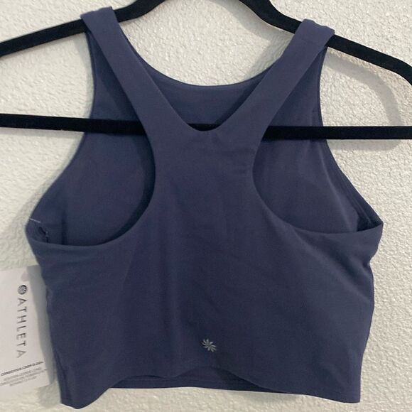 2- NWT-Athleta- long line sports bras- size XS - Picture 3 of 16